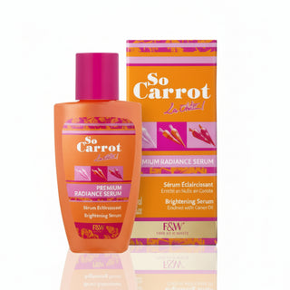 F and W so carrot dark spot corrector serum 30ml brightening even skin tone face serum