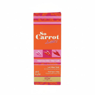 F&W So Carrot Lait Maxi Tone Lotion 300ml carrot oil skin brightening hydrating body lotion for even tone and smooth skin