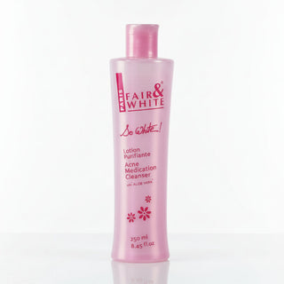 F&W So White Acne Cleanser 250ml with aloe vera for clear smooth blemish free skin
