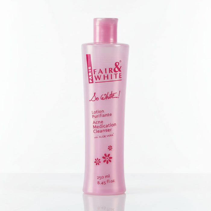 F&W So White Acne Cleanser 250ml | Aloe Vera Anti-Blemish Face Wash