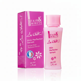 F&W So White Skin Perfector Serum 30ml for bright even toned glowing skin