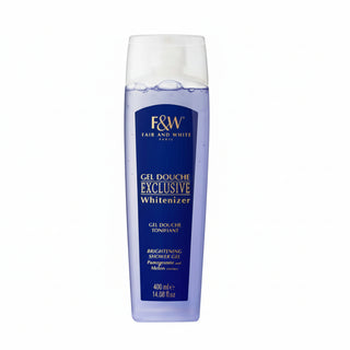 F and W exclusive whitenizer shower gel 400ml glow brightening body wash smooth radiant skin