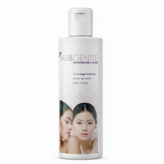 Fair & Gentle body lotion hydrates and brightens skin for smooth radiant glow