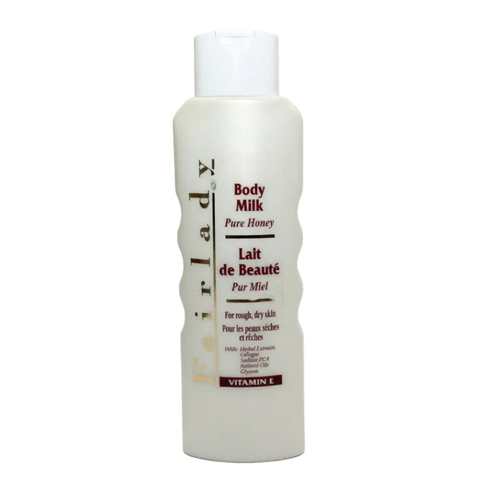 Fair Lady honey body milk 500ml for deep hydration rough dry skin soft glowing smooth skin