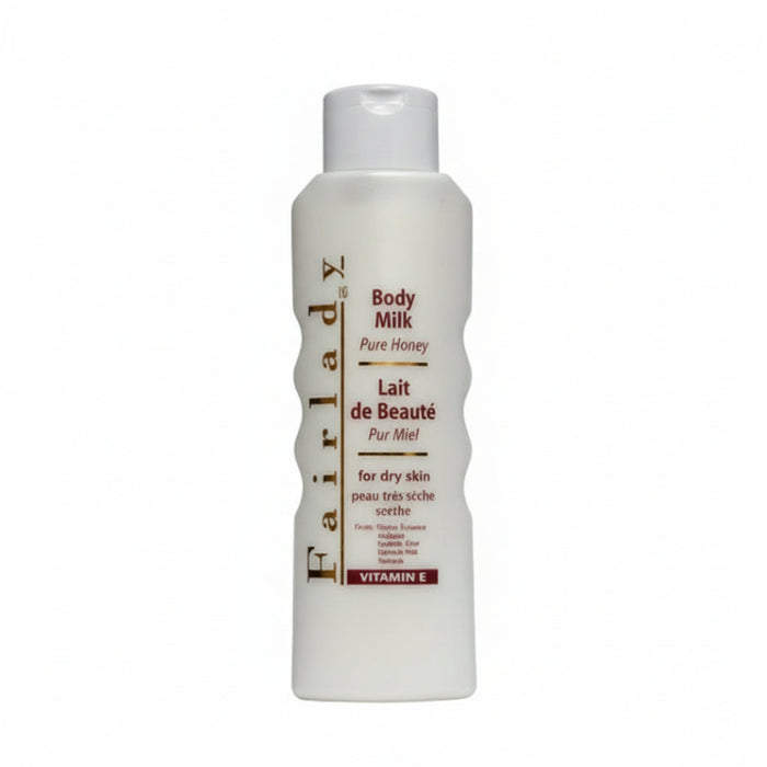 Fair Lady honey body milk 750ml for deep moisture rough dry skin soft glowing care