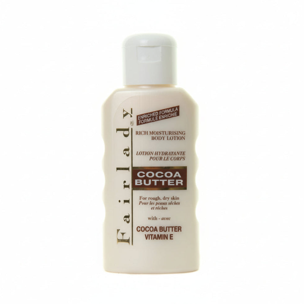Fair Lady cocoa butter body lotion 500ml for rich moisture soft glowing smooth skin