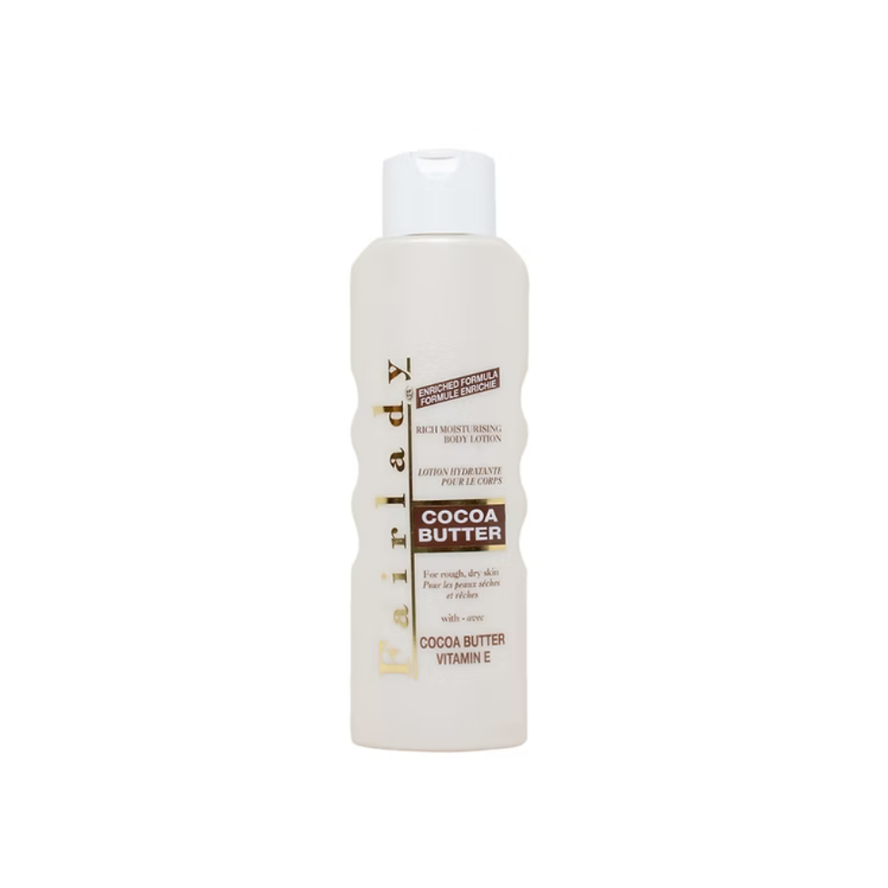 fair lady cocoa butter body lotion 500ml rich moisture soft glowing skin hydrating nourishing body lotion skincare product