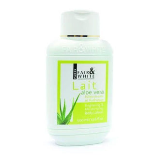 Fair & White Aloe Vera Brightening Lotion 485ml for soft smooth glowing skin