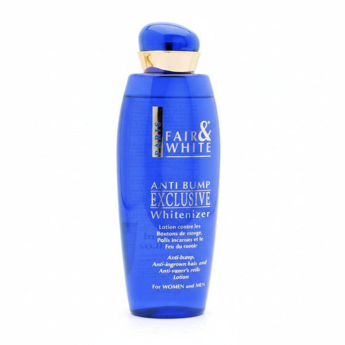 Fair & White Anti Bump Whitenizer Lotion 250ml for smooth bump free skin care