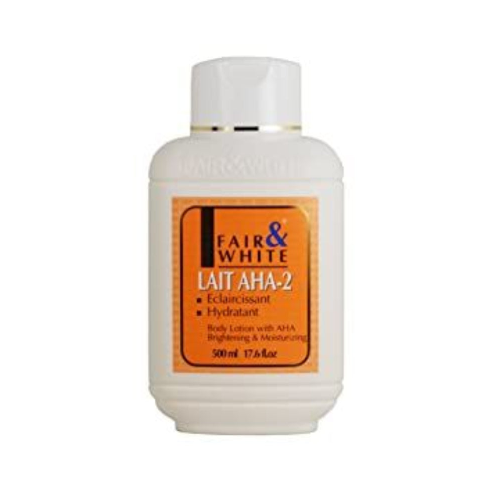 Fair & White Body Lotion with AHA 485ml for smooth exfoliating glowing skin