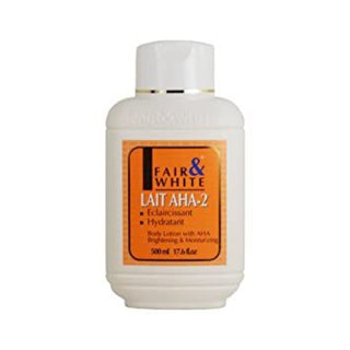 Fair & White Body Lotion with AHA 485ml for smooth exfoliating glowing skin