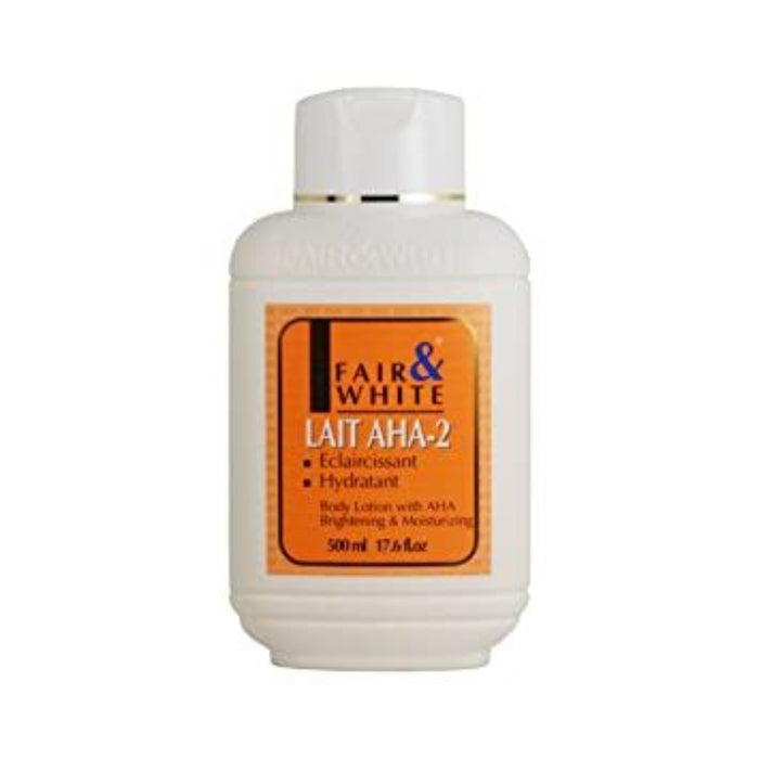 Fair & White Body Lotion with AHA 485ml for smooth exfoliating glowing skin