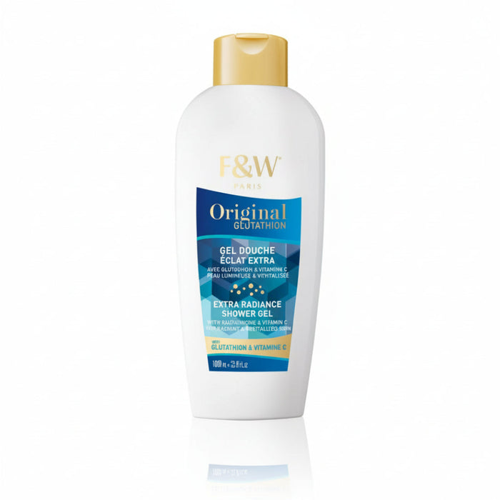 Fair and white glutathion extra radiance shower gel 1000ml brightening cleansing body wash