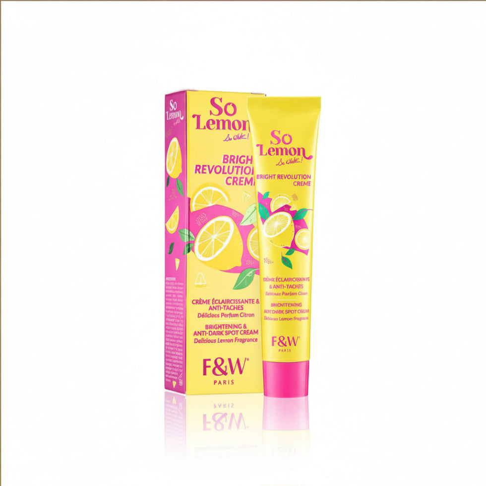 Fair and white so lemon bright revolution cream 50ml glow even skin tone face cream