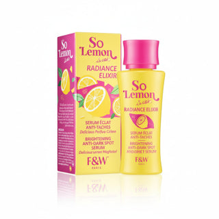 Fair and white lemon radiance elixir 30ml brightening glow serum face skincare