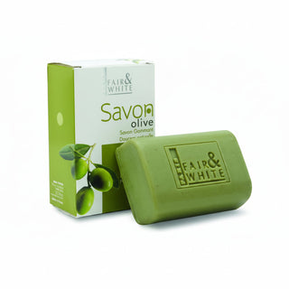 Fair & White Olive Exfoliating Soap 200g for smooth hydrated glowing skin