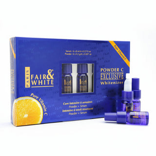 Fair & White Powder C 6 Week Whitening Kit for bright even toned glowing skin