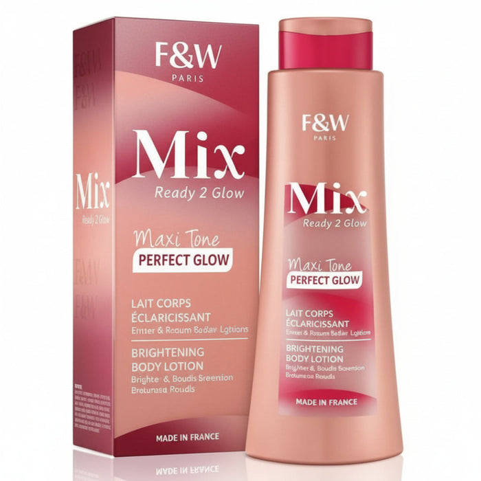 Fair and white ready 2 glow brightening body lotion 500ml radiant smooth glowing skin