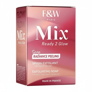 Fair and white ready 2 glow radiance peeling soap 200g exfoliating brightening bar smooth skin