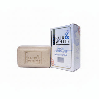 Fair & White Savon Gommant Exfoliating Soap 200g for smooth radiant glowing skin