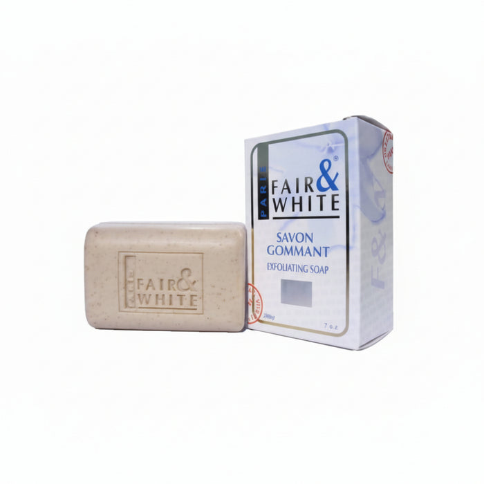 Fair & White Savon Gommant 200g | Exfoliating Smooth Radiant Skin Soap