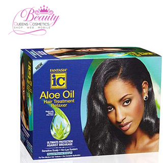Fantasia Ic Aloe Oil Hair Treatment Relaxer 1 Complete Application - Regular