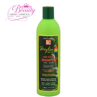 Fantasia IC Brazilian Hair Oil Daily Keratin Shampoo 355ml | Hydrate & Strengthen Hair