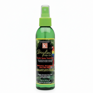 Fantasia IC brazilian hair oil keratin spray treatment 171ml smooth strengthen hair spray for frizz free shiny soft and healthy looking hair care treatment