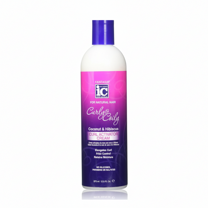 Fantasia IC Curl Activator Cream 370ml | Coconut Hibiscus Hydrate & Define