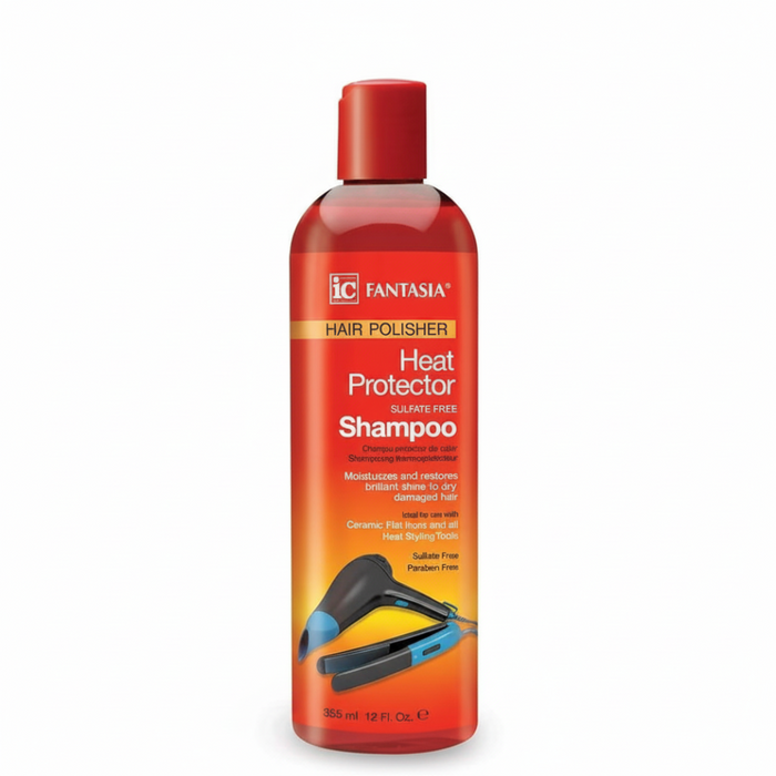 Fantasia IC Heat Protector Shampoo 355ml | Strength & Shine Hair