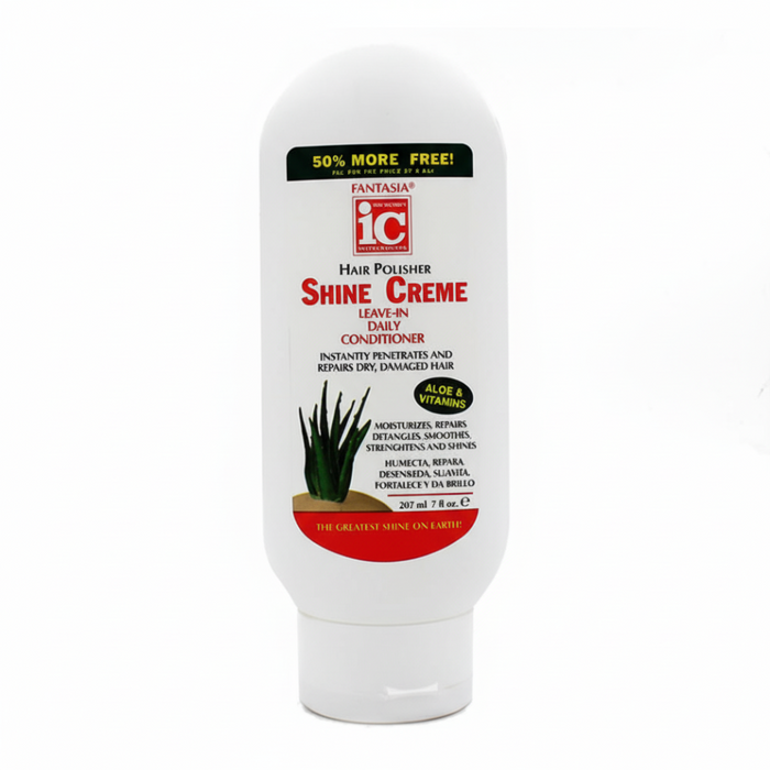 Fantasia IC Shine Creme Leave-In 207ml | Hydrate & Smooth Hair