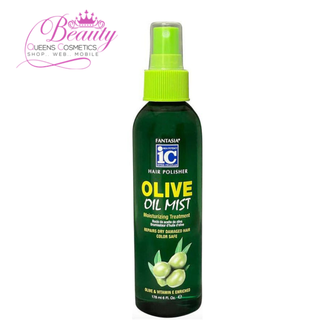 Fantasia IC Hair Polishers Olive Oil Mist – Moisturizing Treatment Spray 178ml | Hydrate, Shine & Protect Hair from Damage