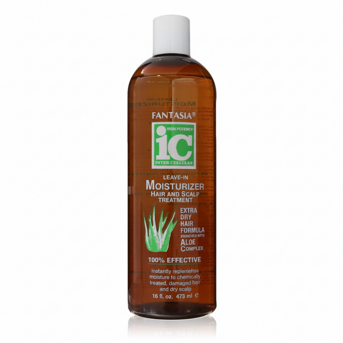 Fantasia IC leave in moisturizer hair and scalp treatment 473ml deep hydration repairing nourishing hair care for soft smooth healthy hair