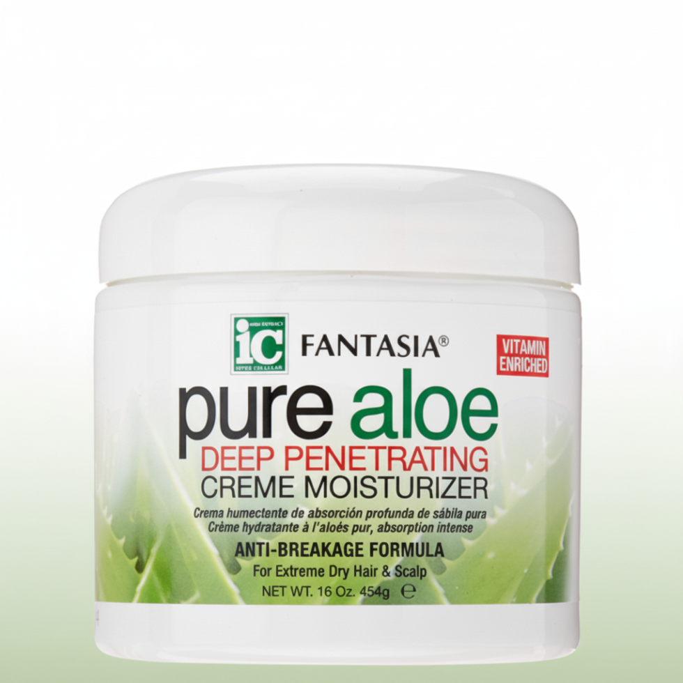 Fantasia IC pure aloe deep penetrating creme moisturizer 454g deep hydrating repairing aloe vera skin cream for soft smooth healthy skin