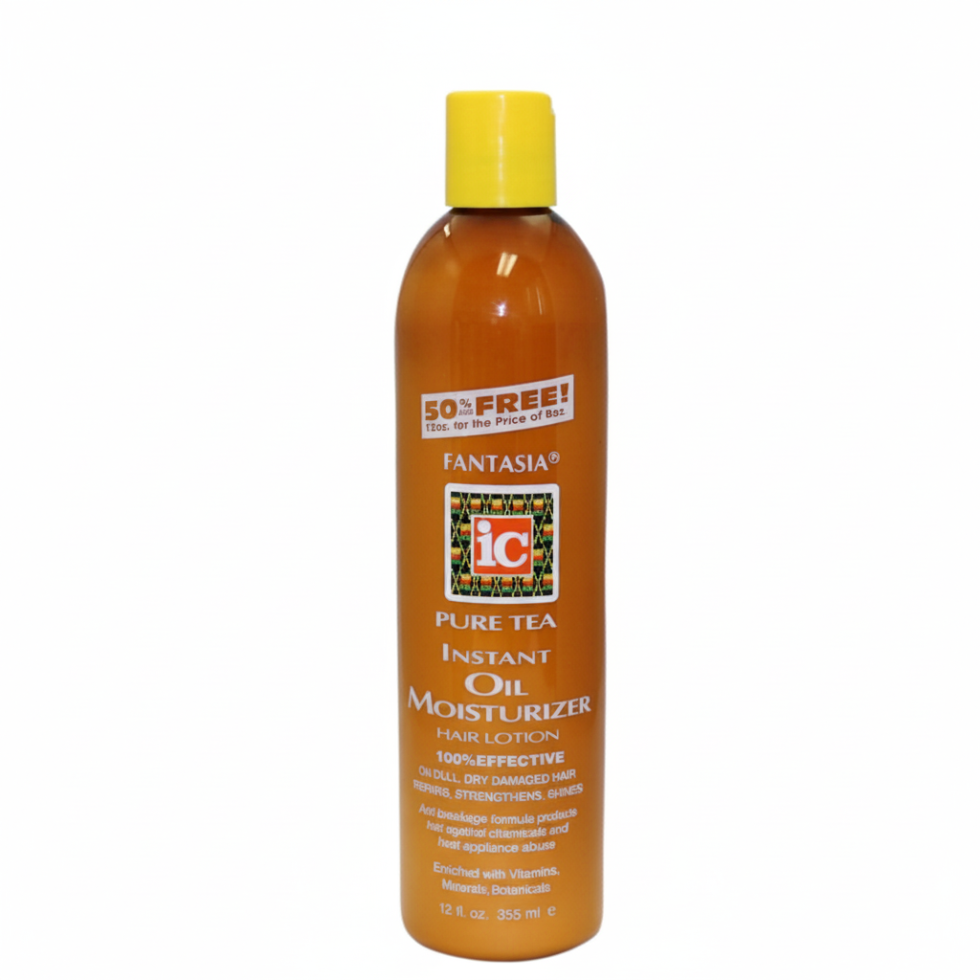 Fantasia IC pure tea instant oil moisturizer hair lotion 295ml hydrating shine enhancing lightweight hair lotion for soft smooth manageable hair