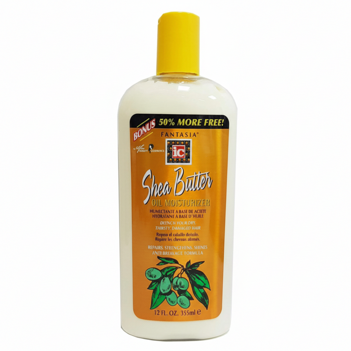 Fantasia IC shea butter deep oil moisturizer 355ml hydrating nourishing natural hair care for soft smooth shiny healthy hair