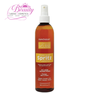 Fantasia Liquid Mousse Mega Hold Spritz Hairspray 295ml | Long-Lasting Hold & Volume