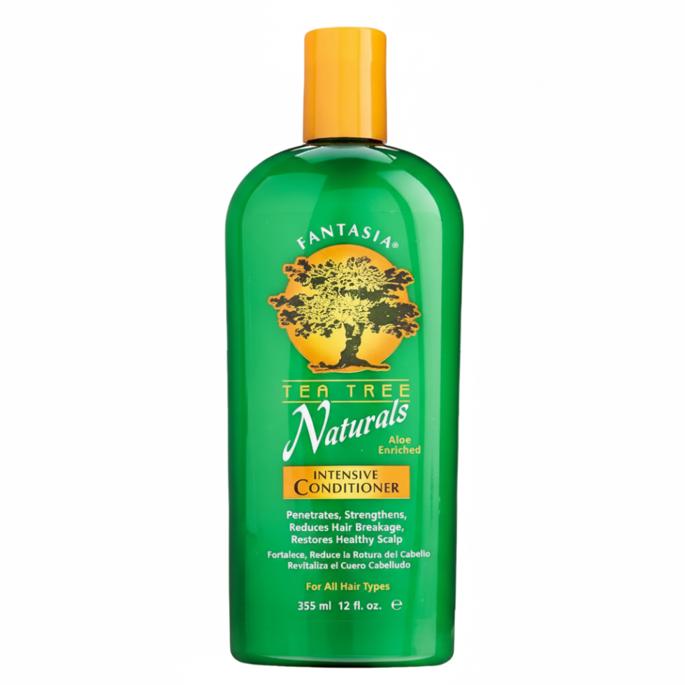 Fantasia tea tree naturals intensive conditioner 12oz hydrating strengthening soothing scalp hair care for soft smooth healthy hair