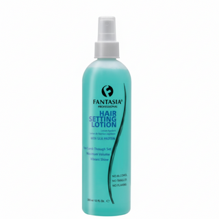 Fantasia professional hair setting lotion 355ml for smooth hold shine and frizz control styling and roller set hair care