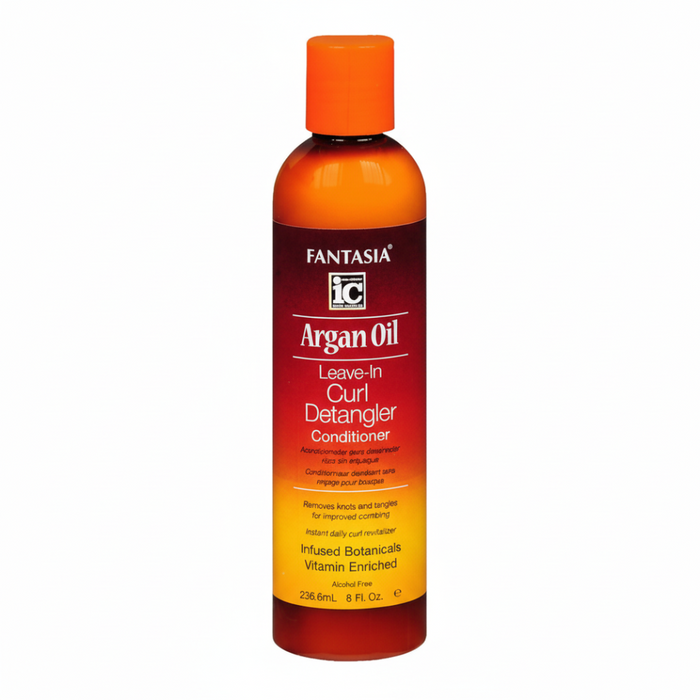 Fantasia IC Argan Oil Leave-In Curl Detangler Conditioner 237ml | Hydrate & Define Curls