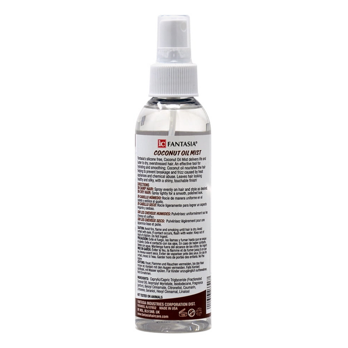 Fantasia IC coconut curling creme 178ml define moisturize curls curl cream for soft bouncy frizz free natural curly hairstyles with hydration and shine