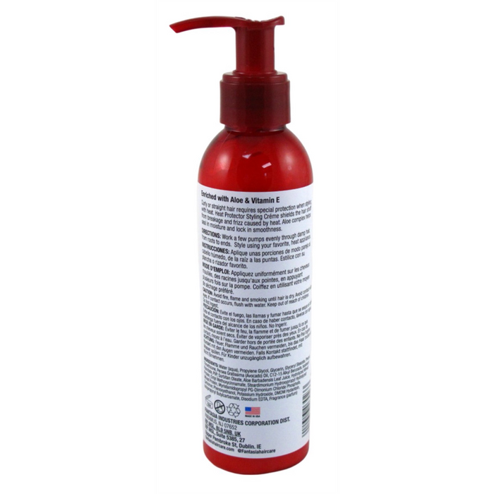 Fantasia IC hair polisher heat protector styling creme 178ml protect shine hair smoothing anti frizz heat protection styling cream for soft shiny hair