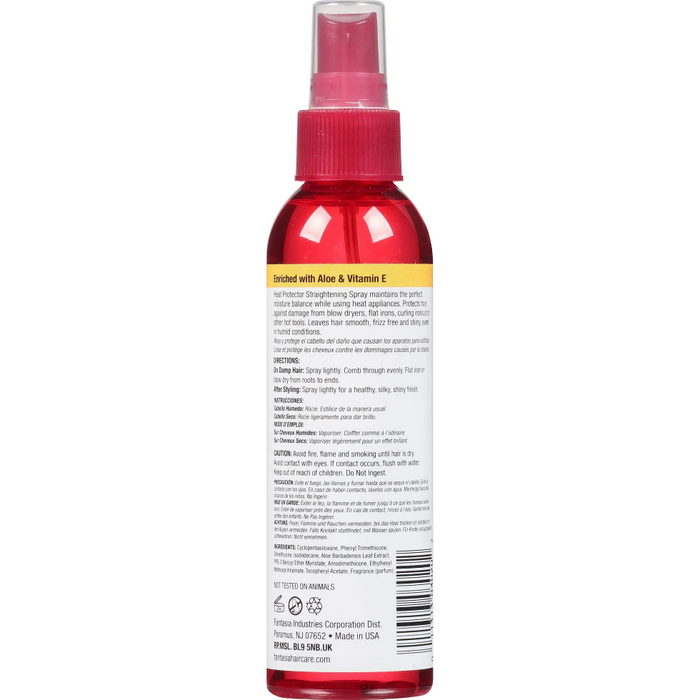 Fantasia IC heat protector straightening spray 178ml for smooth heat protection and shiny hair