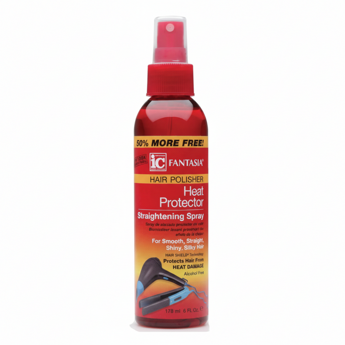 Fantasia IC heat protector straightening spray 178ml for smooth heat protection and shiny hair