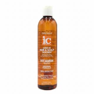 Fantasia IC leave in hair and scalp treatment 355ml vitamin enriched moisturizing repairing nourishing hair care