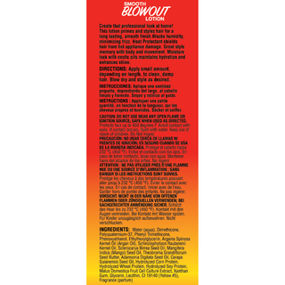 Fantasia IC smooth blowout lotion 148ml heat protect smoothing hair cream for sleek shiny frizz free hair