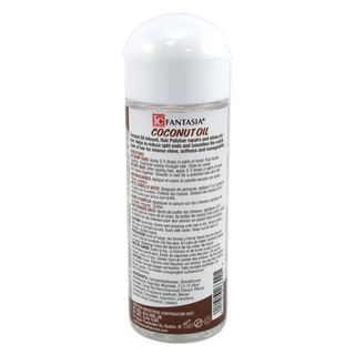 Fantasia IC coconut oil hair polisher 178ml moisturize shine protect hair serum for frizz free smooth glossy and healthy looking hair styling treatment