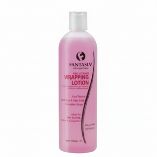 Fantasia pro vitamin wrapping lotion 355ml nourishing protecting styling hair wrap setting lotion for smooth shiny long lasting styles