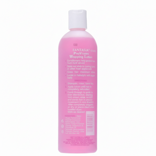 Fantasia pro vitamin wrapping lotion 355ml nourishing protecting styling hair wrap setting lotion for smooth shiny long lasting styles