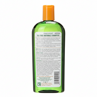 Fantasia tea tree naturals aloe enriched shampoo 12oz hydrating refreshing scalp cleansing hair care for soft healthy hair